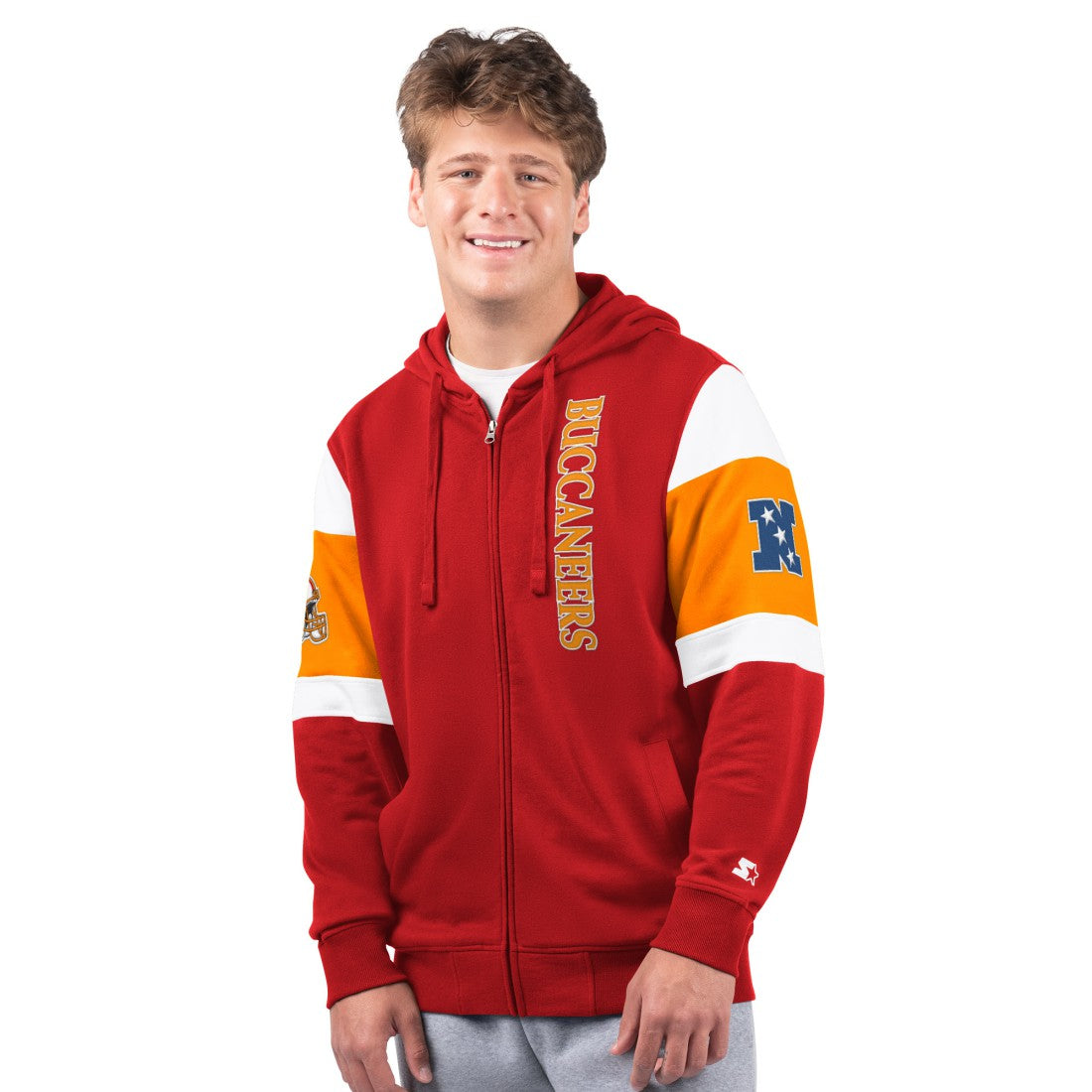 Tampa Bay Buccaneers Starter Extreme Vintage Logo Full-Zip Hoodie Red | NFL