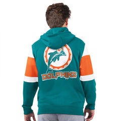 Miami Dolphins Starter Extreme Vintage Logo Full-Zip Hoodie Aqua | NFL