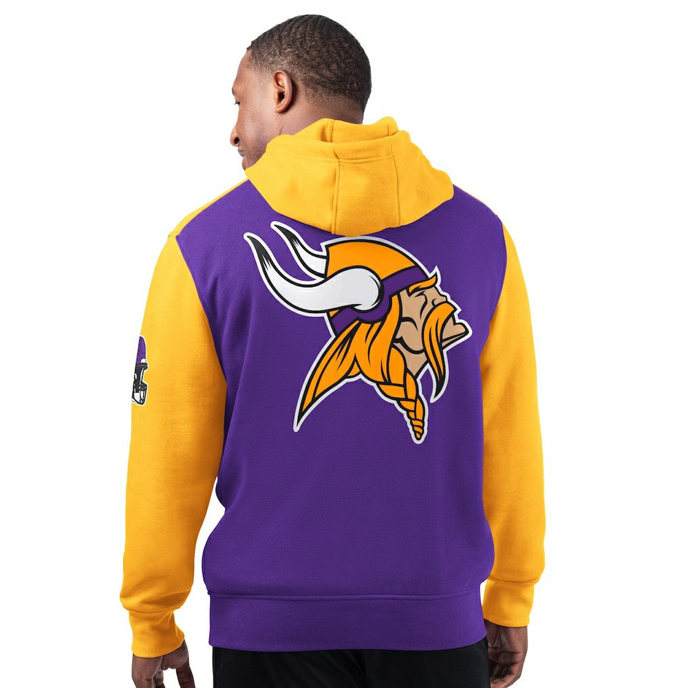 Minnesota Vikings Starter Extreme Pullover Hoodie Purple | NFL