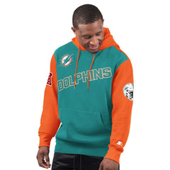 Miami Dolphins Starter Extreme Pullover Hoodie Aqua | NFL