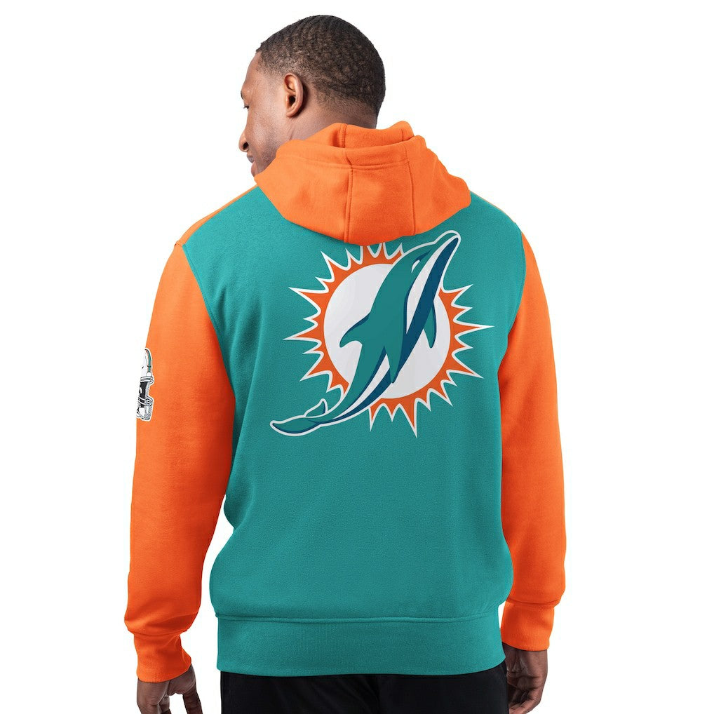Miami Dolphins Starter Extreme Pullover Hoodie Aqua | NFL