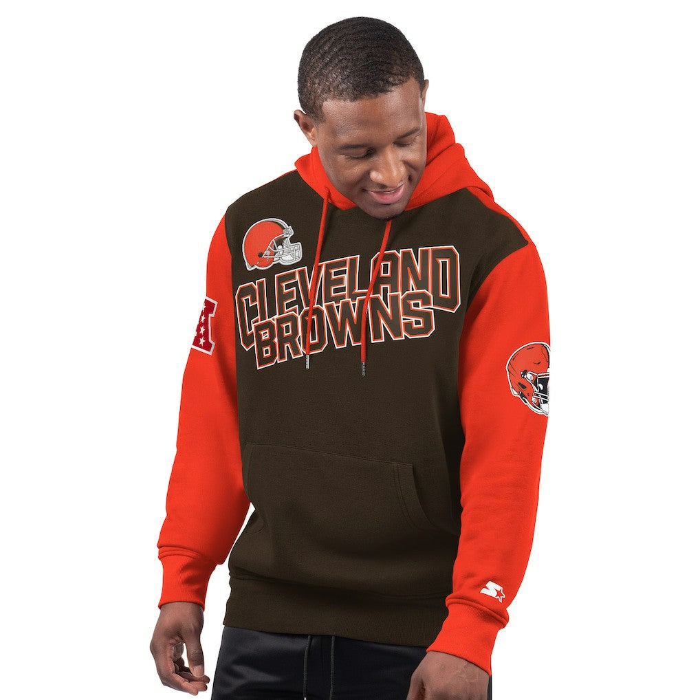 Cleveland Browns Starter Extreme Pullover Hoodie Brown | NFL
