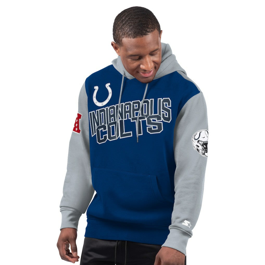 Indianapolis Colts Starter Extreme Pullover Hoodie Royal | NFL