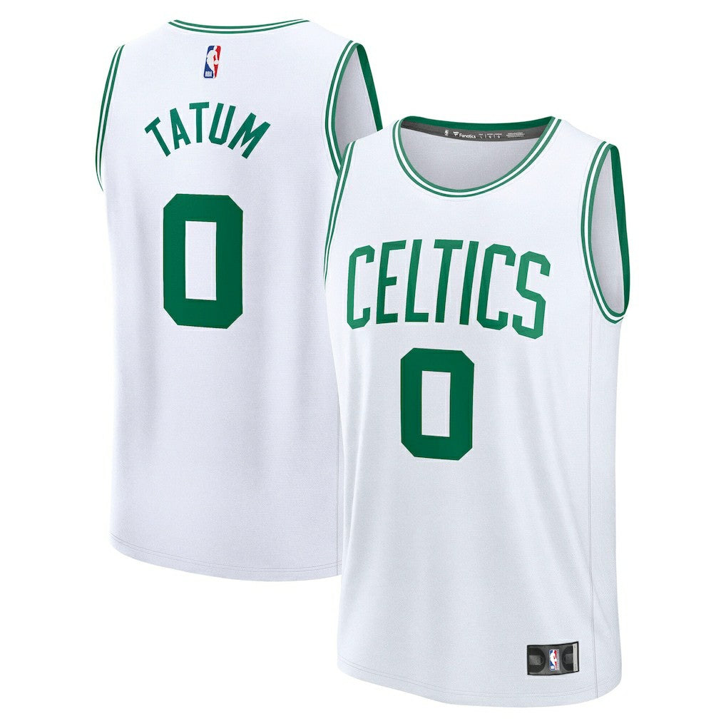 Jayson Tatum Boston Celtics Fast Break Replica Player Jersey Association Edition White - NBA