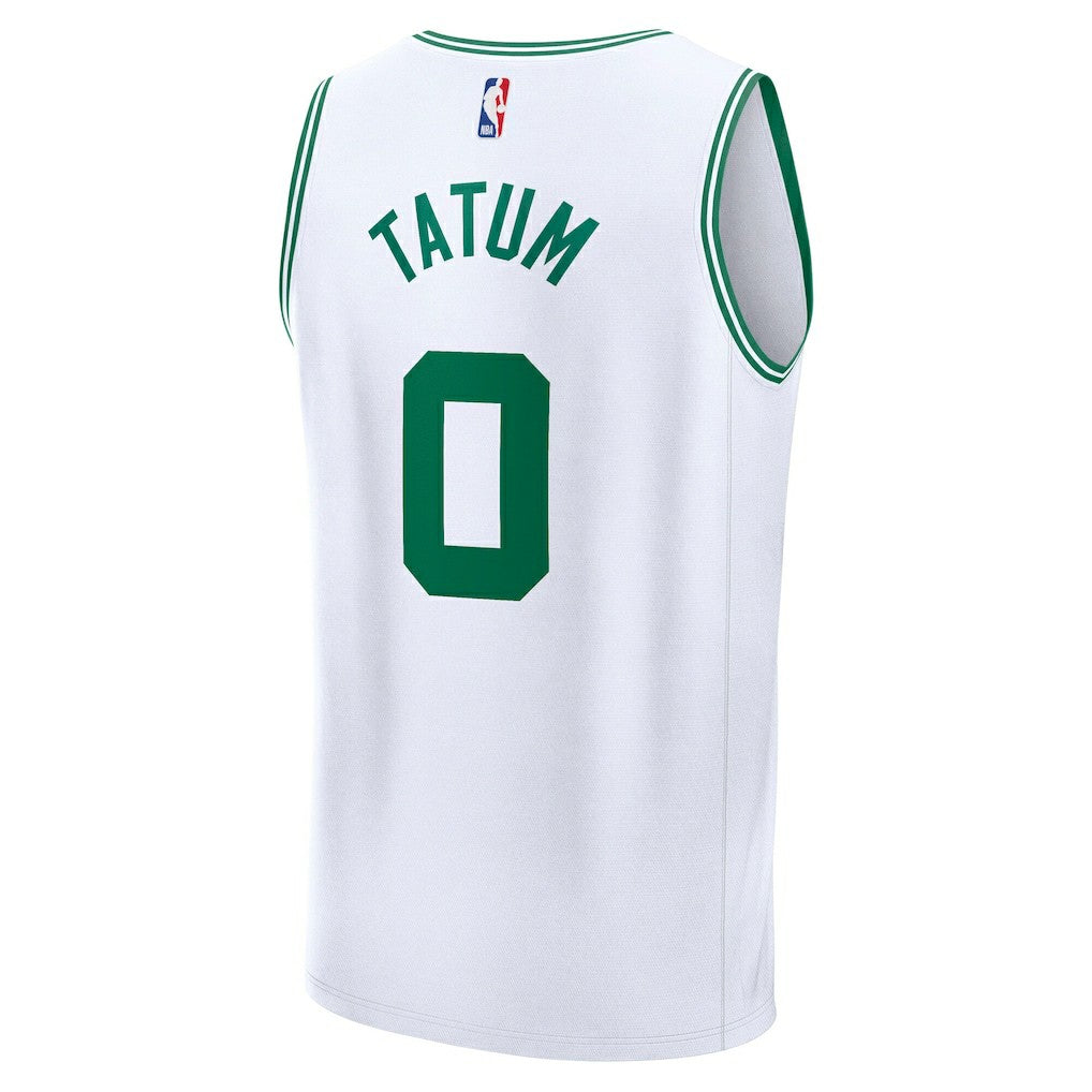 Jayson Tatum Boston Celtics Fast Break Replica Player Jersey Association Edition White - NBA