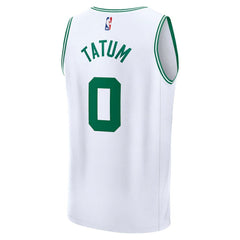Jayson Tatum Boston Celtics Fast Break Replica Player Jersey Association Edition White - NBA