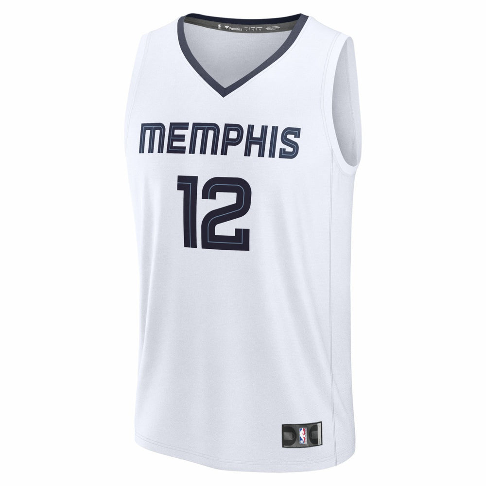 Ja Morant Memphis Grizzlies Fast Break Replica Player Jersey Association Edition White - NBA