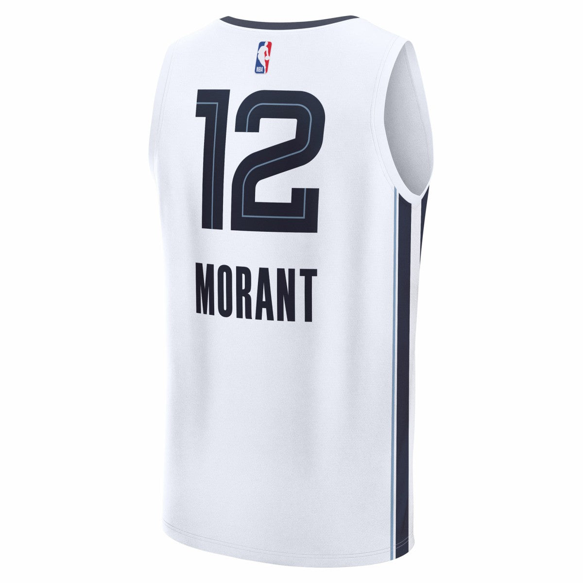 Ja Morant Memphis Grizzlies Fast Break Replica Player Jersey Association Edition White - NBA
