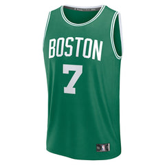 Jaylen Brown Boston Celtics Fast Break Replica Player Jersey Icon Edition Kelly Green - NBA