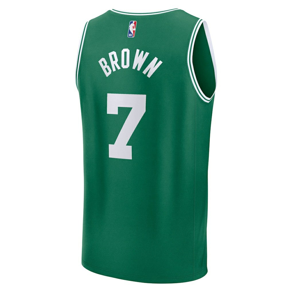 Jaylen Brown Boston Celtics Fast Break Replica Player Jersey Icon Edition Kelly Green - NBA