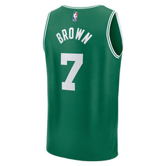 Jaylen Brown Boston Celtics Fast Break Replica Player Jersey Icon Edition Kelly Green - NBA