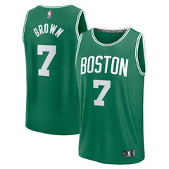Jaylen Brown Boston Celtics Youth Fast Break Replica Player Jersey Icon Edition Kelly Green - NBA