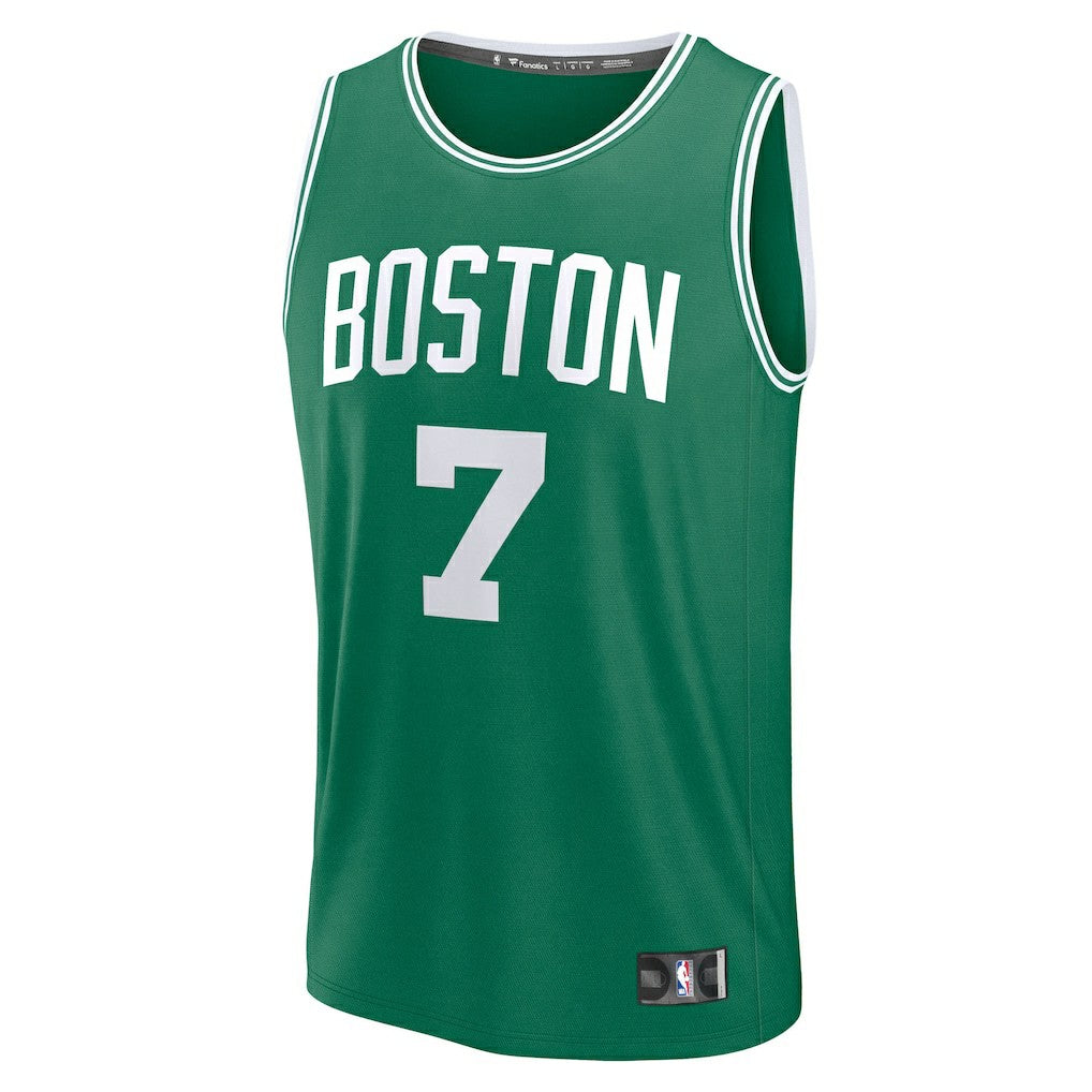 Jaylen Brown Boston Celtics Youth Fast Break Replica Player Jersey Icon Edition Kelly Green - NBA