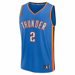 Shai Gilgeous-Alexander Oklahoma City Thunder Fast Break Replica Player Jersey Icon Edition Blue - NBA