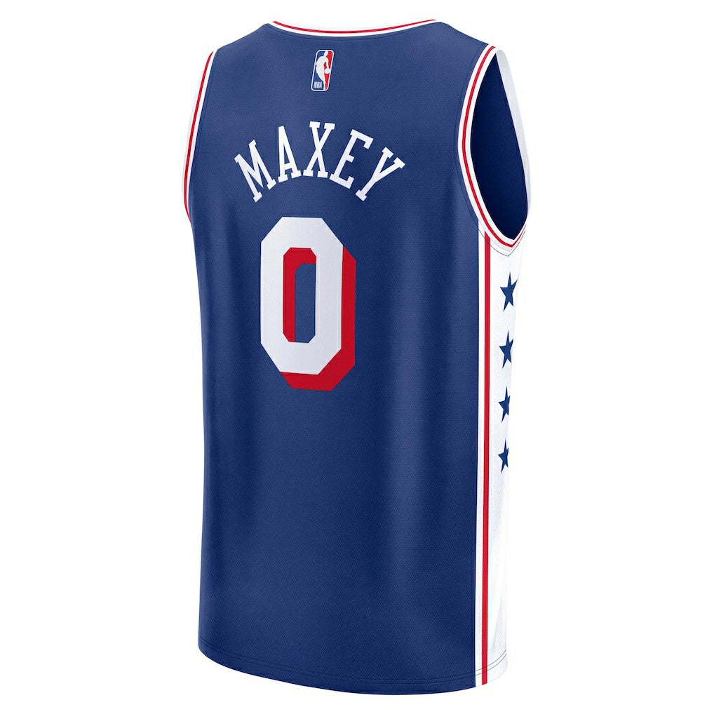 Tyrese Maxey Philadelphia 76ers Fast Break Replica Player Jersey Icon Edition Royal - NBA