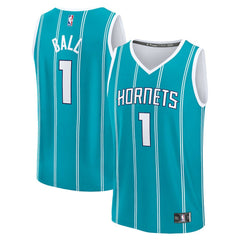 LaMelo Ball Charlotte Hornets Fast Break Replica Player Jersey Icon Edition Teal - NBA