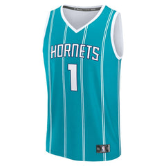 LaMelo Ball Charlotte Hornets Fast Break Replica Player Jersey Icon Edition Teal - NBA