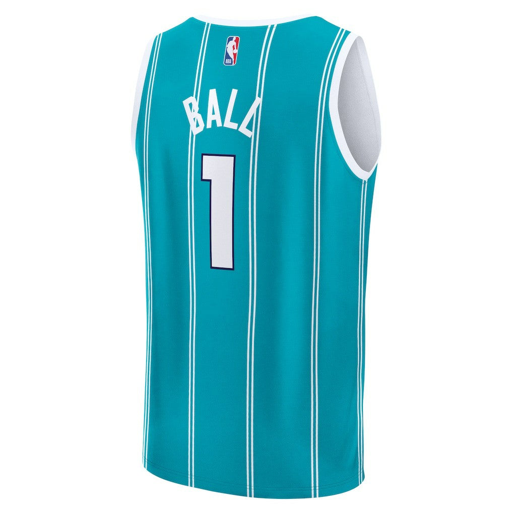 LaMelo Ball Charlotte Hornets Fast Break Replica Player Jersey Icon Edition Teal - NBA