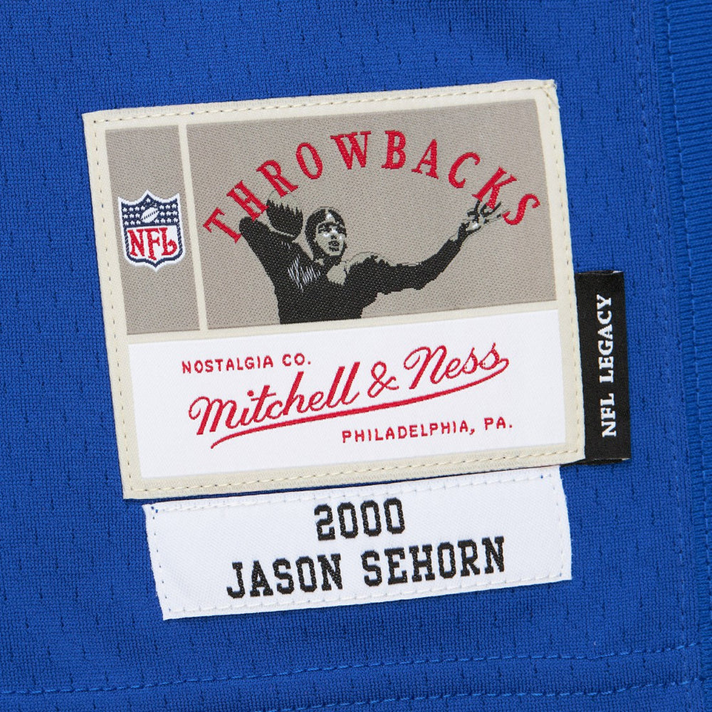 Jason Sehorn New York Giants 2000 Legacy Replica Jersey Royal | Mitchell & Ness