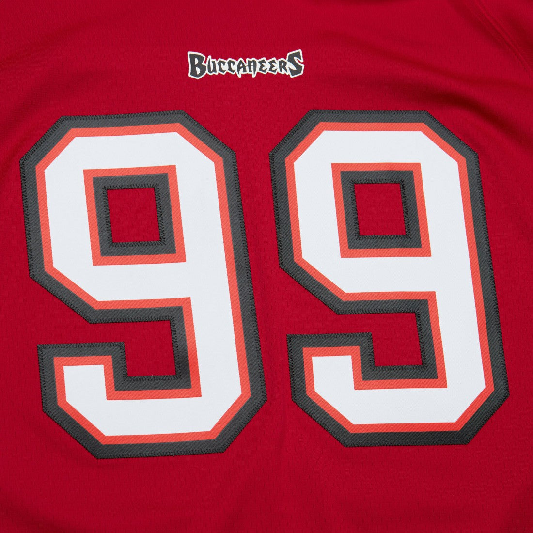 Warren Sapp Tampa Bay Buccaneers 2002 Legacy Replica Jersey Red | Mitchell & Ness