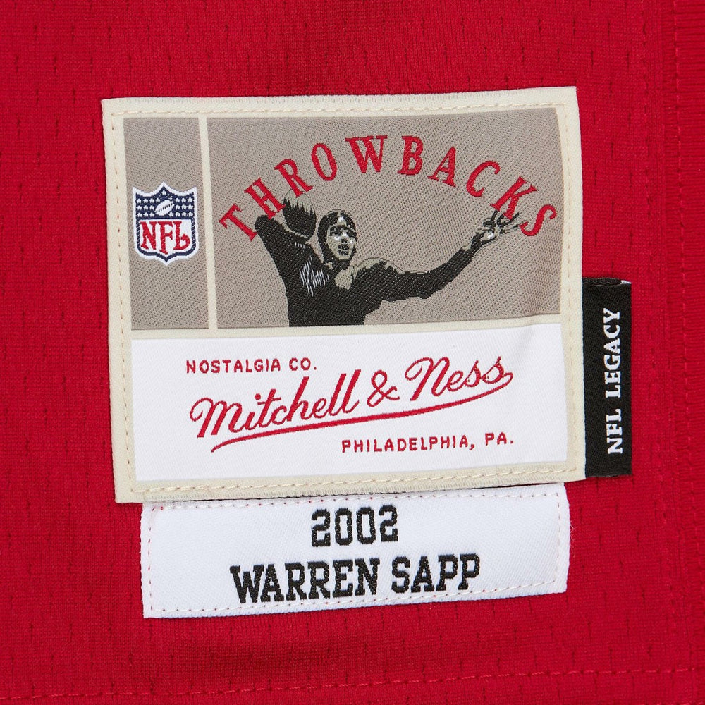Warren Sapp Tampa Bay Buccaneers 2002 Legacy Replica Jersey Red | Mitchell & Ness