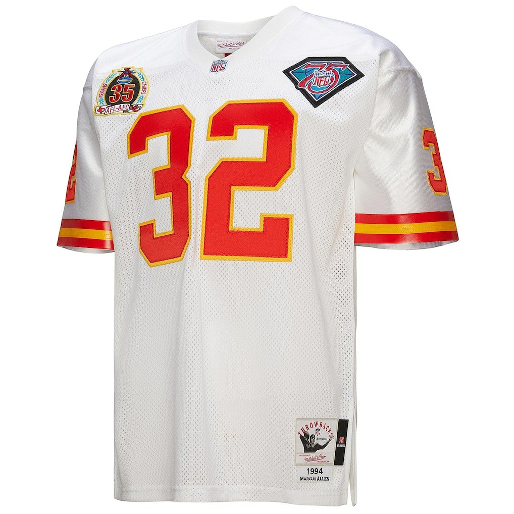 Marcus Allen Kansas City Chiefs 1994 Authentic Throwback Retired Player Jersey White | Mitchell & Ness