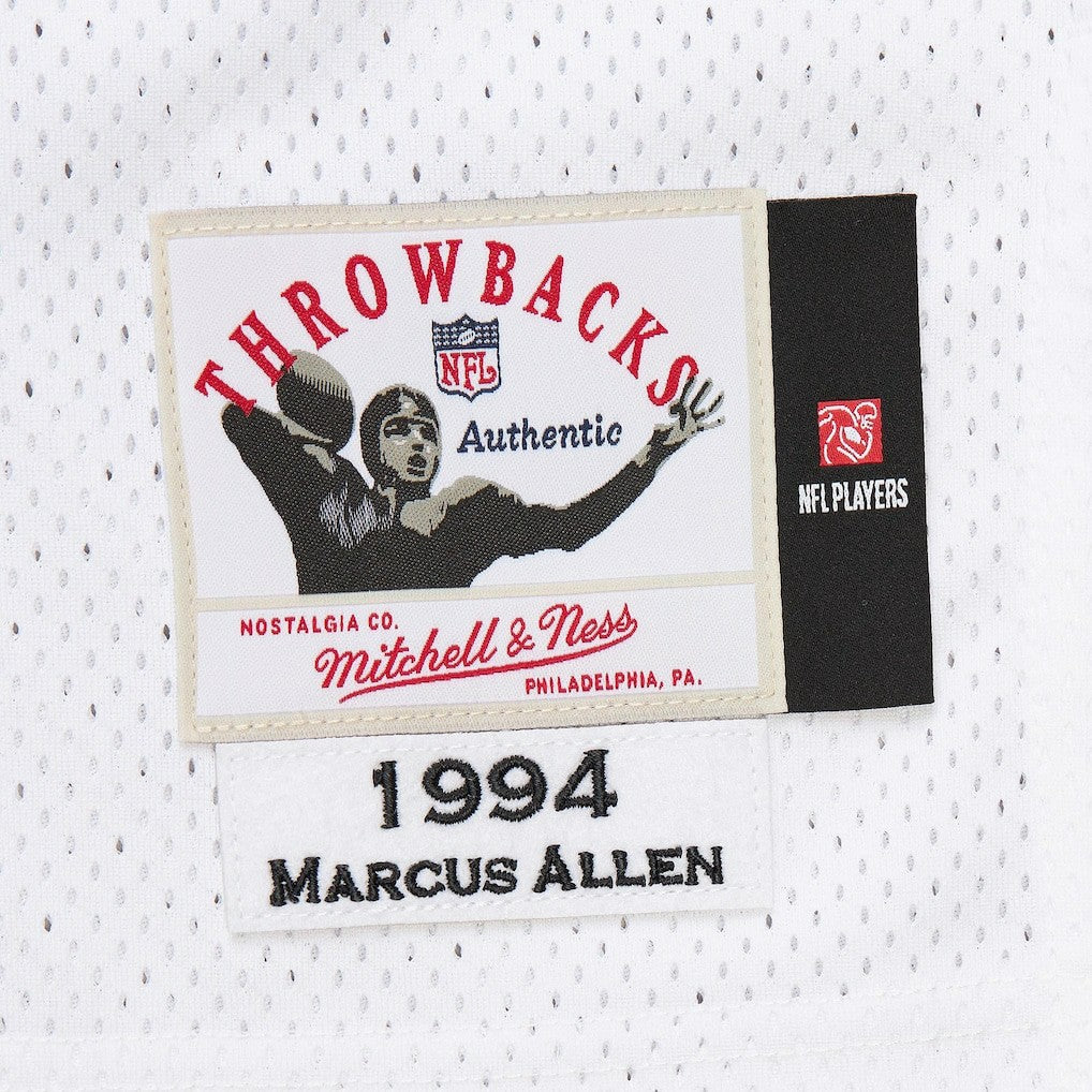 Marcus Allen Kansas City Chiefs 1994 Authentic Throwback Retired Player Jersey White | Mitchell & Ness