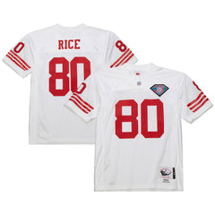 Jerry Rice San Francisco 49ers 1994 Authentic Throwback Retired Player Jersey White | Mitchell & Ness