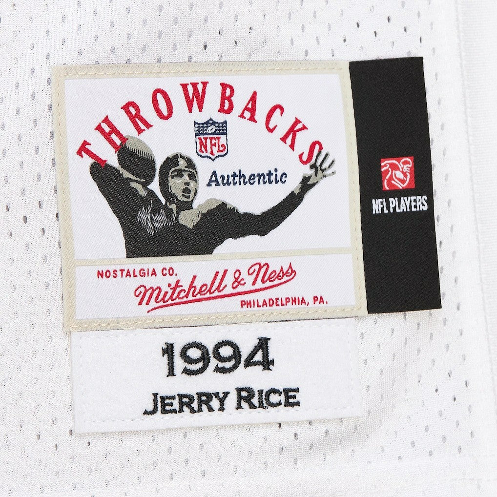 Jerry Rice San Francisco 49ers 1994 Authentic Throwback Retired Player Jersey White | Mitchell & Ness