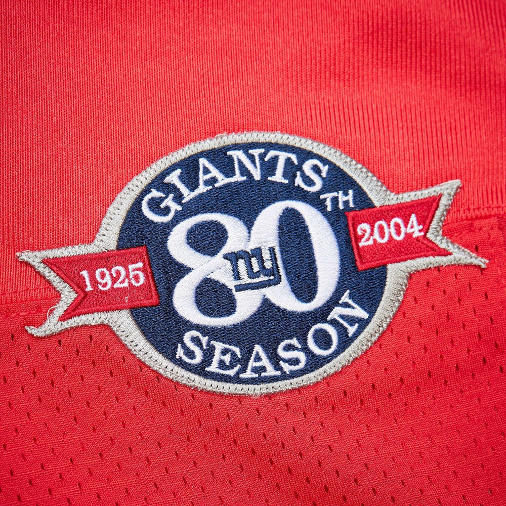 Eli Manning New York Giants 2004 Authentic Throwback Retired Player Jersey Red | Mitchell & Ness