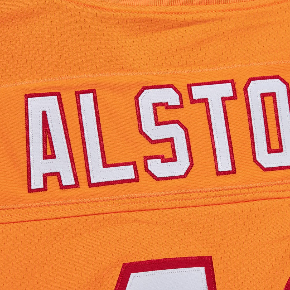 Mike Alstott Tampa Bay Buccaneers Player Name & Number Hoodie Legacy Jersey Orange | Mitchell & Ness