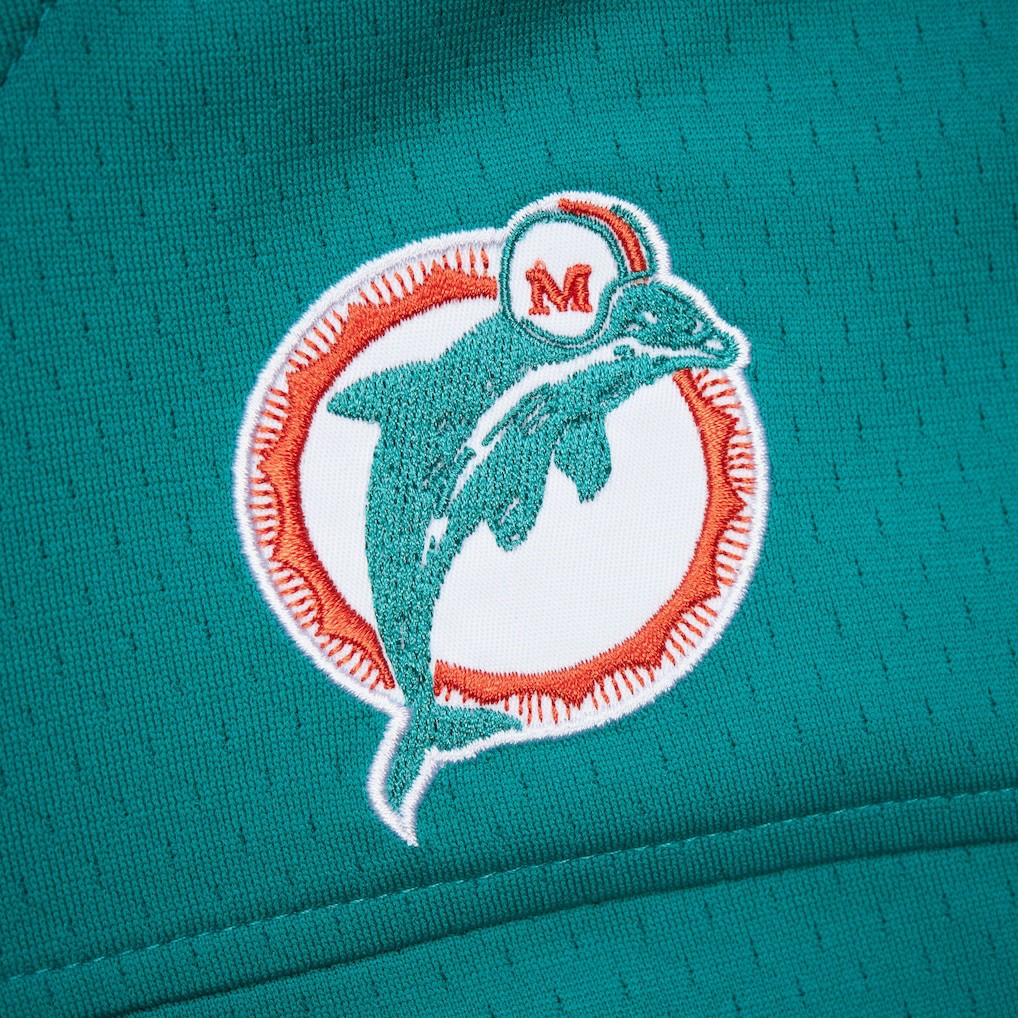 Dan Marino Miami Dolphins Player Name & Number Hoodie Legacy Jersey Aqua | Mitchell & Ness