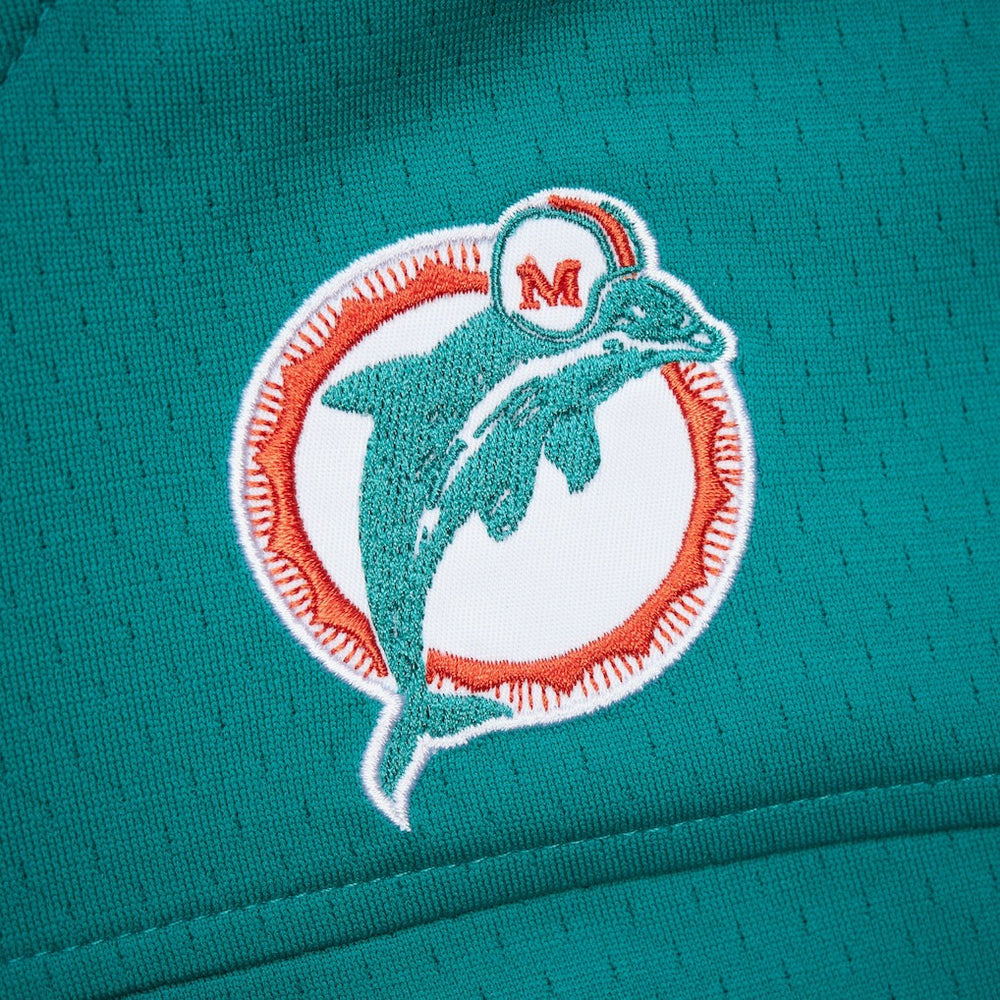 Dan Marino Miami Dolphins Player Name & Number Hoodie Legacy Jersey Aqua | Mitchell & Ness