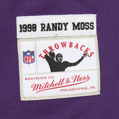 Randy Moss Minnesota Vikings Player Name & Number Hoodie Legacy Jersey Purple | Mitchell & Ness