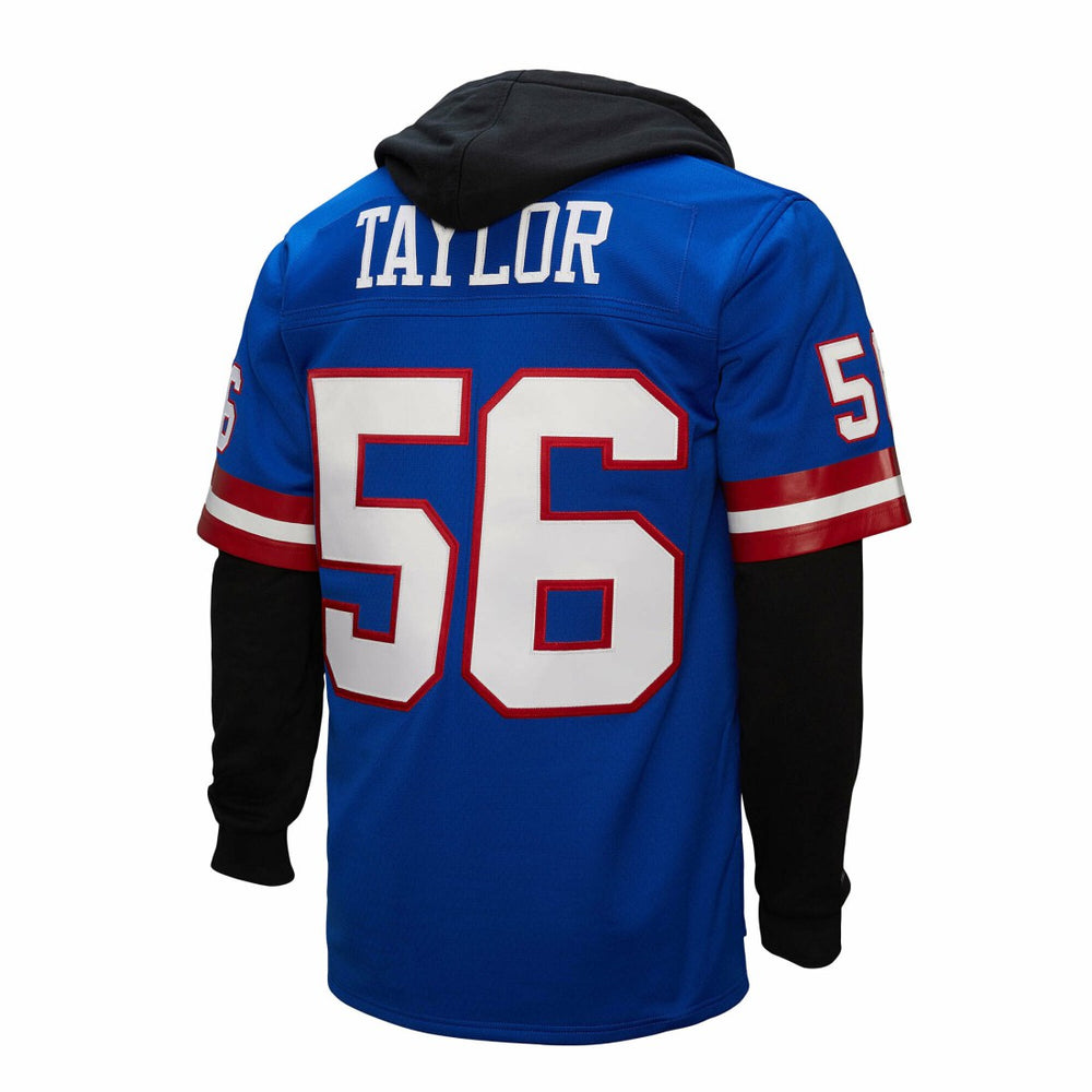 Lawrence Taylor New York Giants Player Name & Number Hoodie Legacy Jersey Royal | Mitchell & Ness