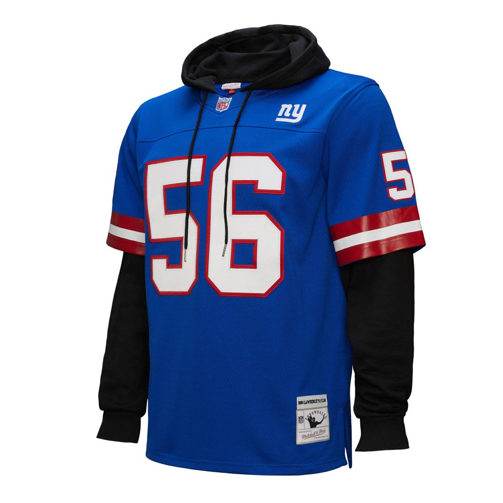 Lawrence Taylor New York Giants Player Name & Number Hoodie Legacy Jersey Royal | Mitchell & Ness