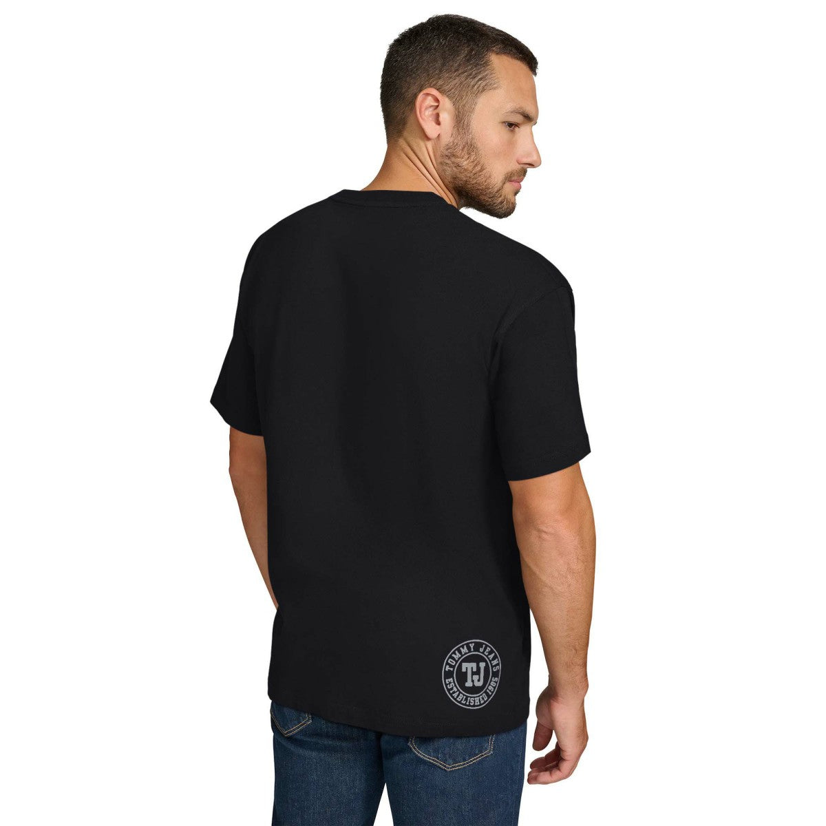 San Antonio Spurs Tommy Jeans Noah Swish T-Shirt Black - NBA