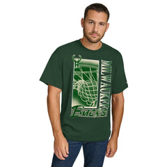 Milwaukee Bucks Tommy Jeans Noah Swish T-Shirt Hunter Green - NBA