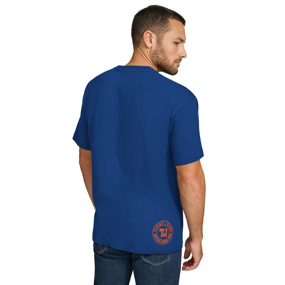 New York Knicks Tommy Jeans Noah Swish T-Shirt Blue - NBA