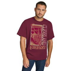 Cleveland Cavaliers Tommy Jeans Noah Swish T-Shirt Wine - NBA