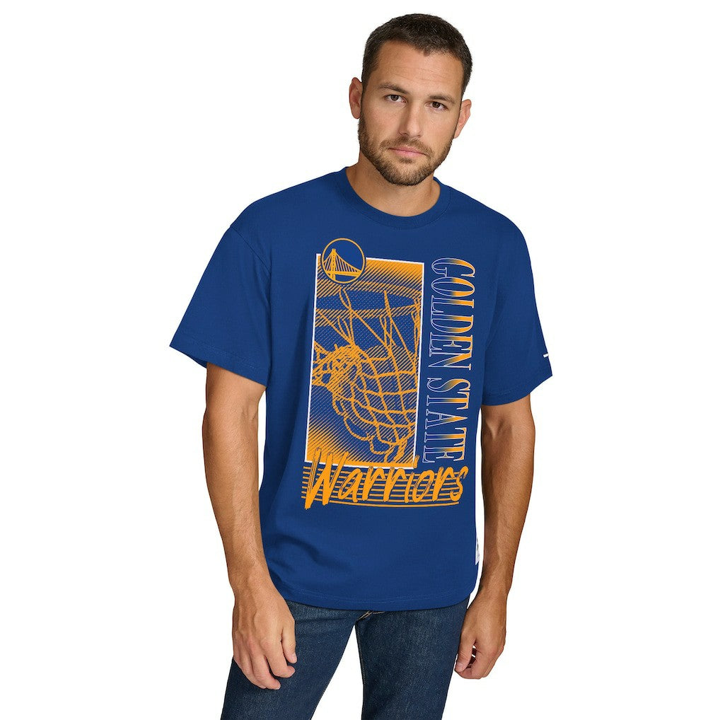 Golden State Warriors Tommy Jeans Noah Swish T-Shirt Royal - NBA