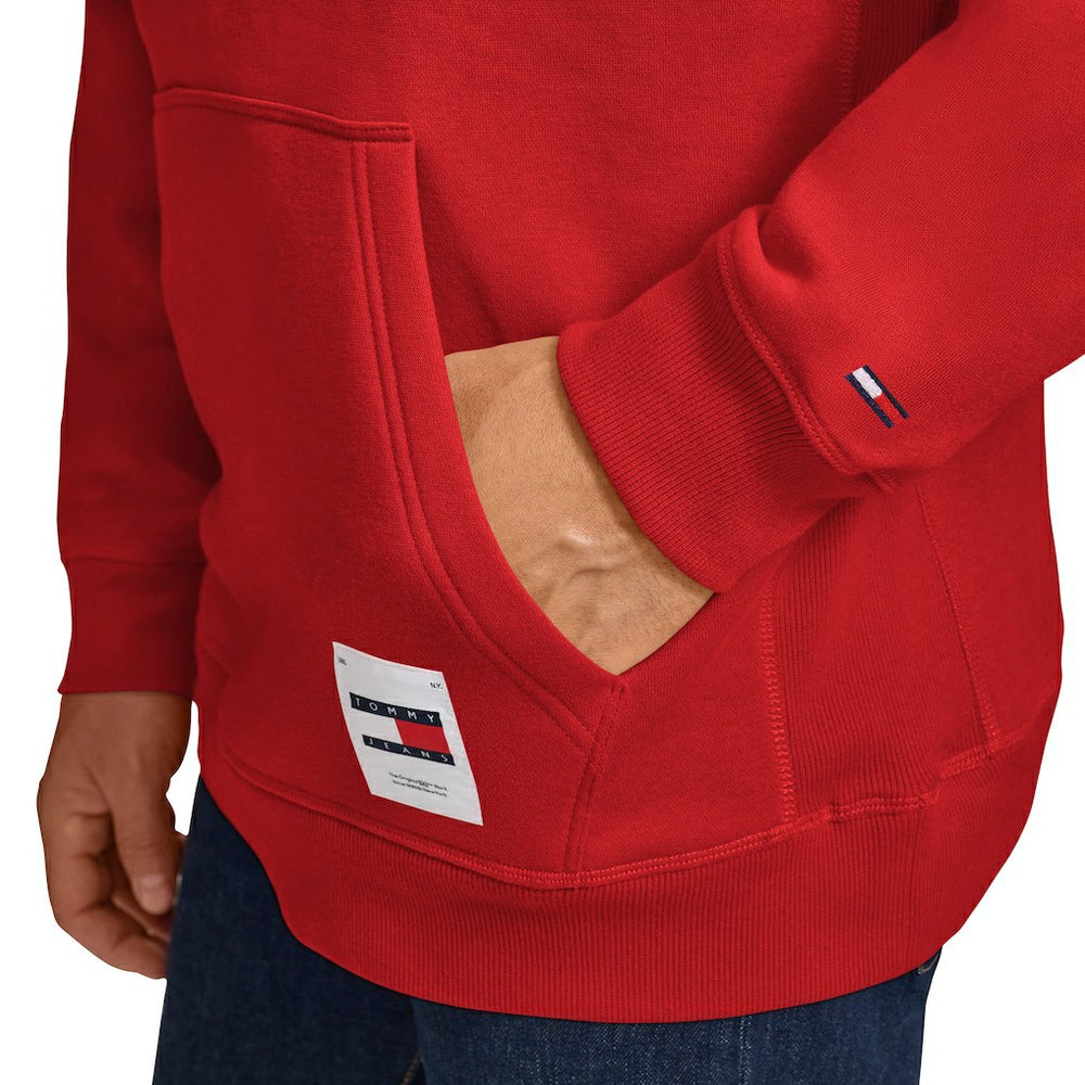 Chicago Bulls Tommy Jeans Sebastian Pullover Hoodie Red - NBA