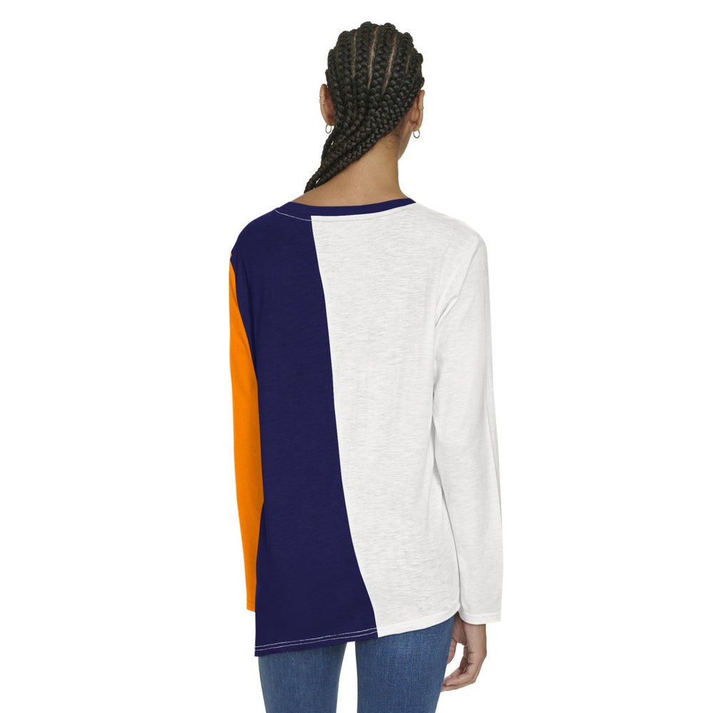 Phoenix Suns Tommy Jeans Women's Amelia Color Blocked Long Sleeve T-Shirt White/Purple - NBA