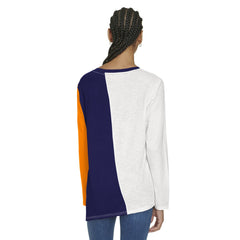 Phoenix Suns Tommy Jeans Women's Amelia Color Blocked Long Sleeve T-Shirt White/Purple - NBA