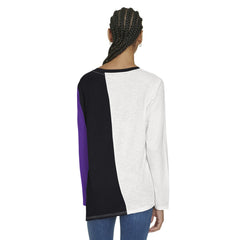 Sacramento Kings Tommy Jeans Women's Amelia Color Blocked Long Sleeve T-Shirt White/Black - NBA