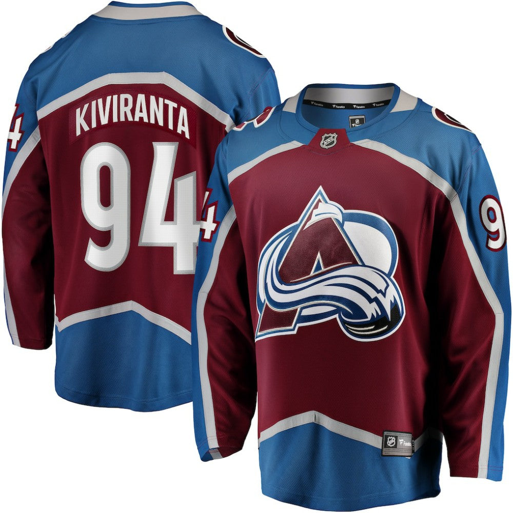 Joel Kiviranta Colorado Avalanche Fanatics Home Premier Breakaway Player Jersey - Maroon - NHL