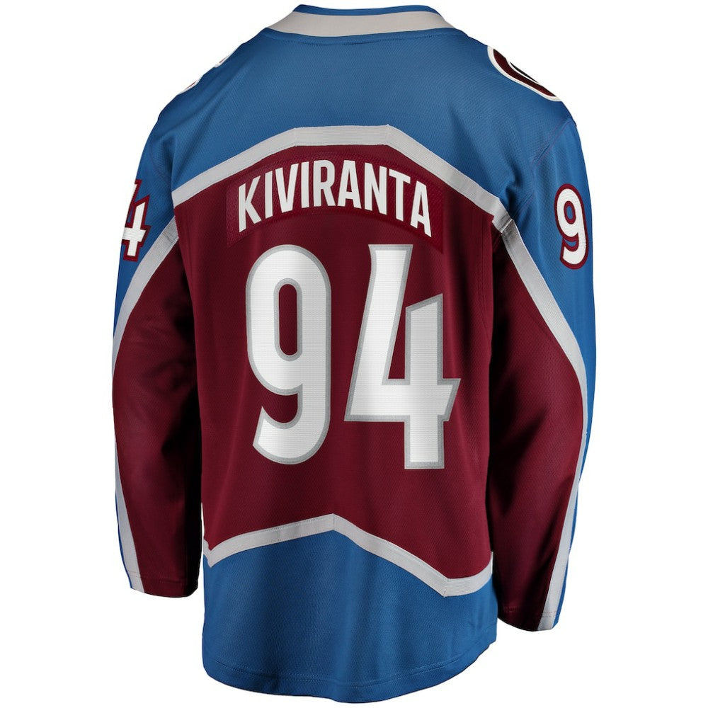 Joel Kiviranta Colorado Avalanche Fanatics Home Premier Breakaway Player Jersey - Maroon - NHL