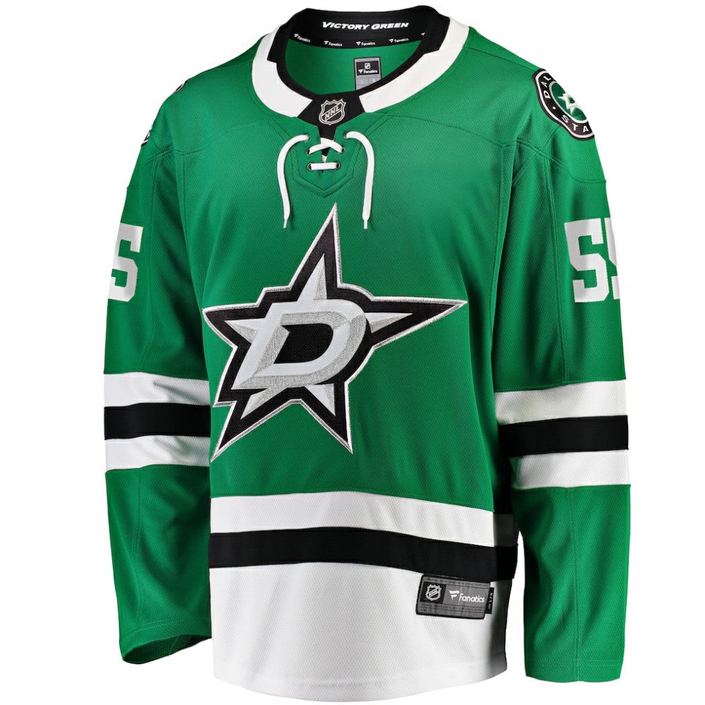 Thomas Harley Dallas Stars Fanatics Home Premier Breakaway Player Jersey - Kelly Green - NHL