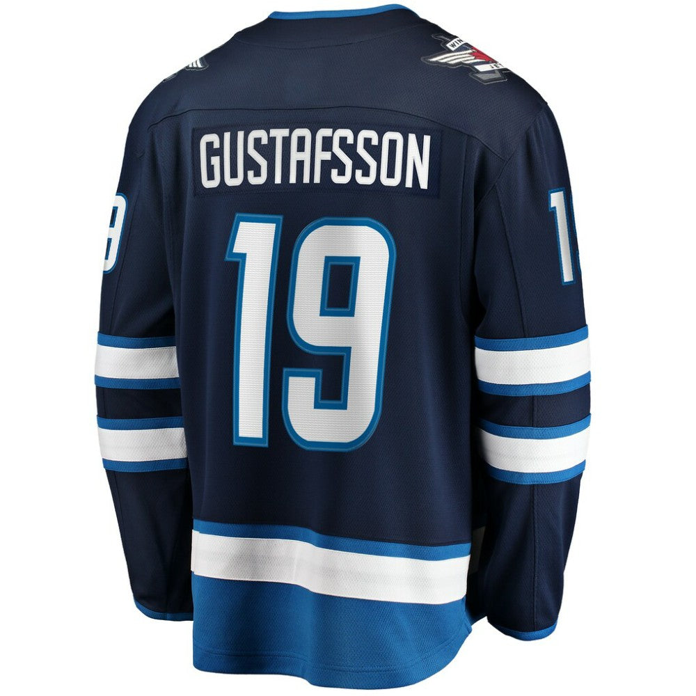 David Gustafsson Winnipeg Jets Fanatics Home Premier Breakaway Player Jersey - Navy - NHL
