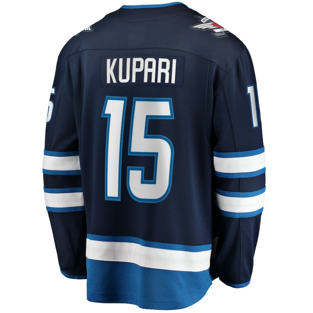 Rasmus Kupari Winnipeg Jets Fanatics Home Premier Breakaway Player Jersey - Navy - NHL